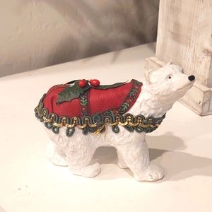 Cute Holiday Polar Bear Table Decor